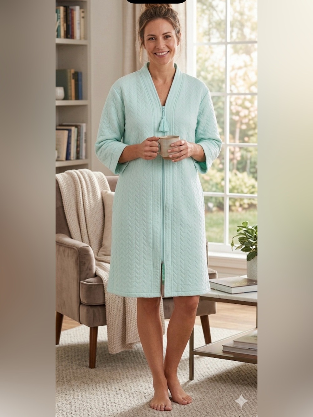 Body Touch Women Robe/ Housecoat